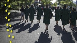 Graduation scene
