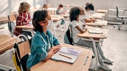 Elementary school classroom