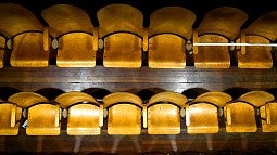 Empty classroom seats