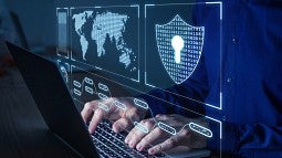 Network security illustration