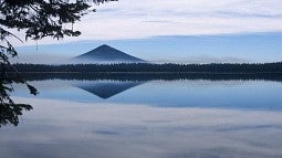 Sky and water at dawn