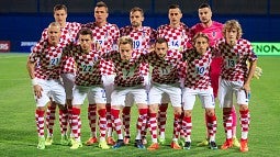 The Croatian soccer team