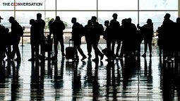 Airport scene