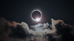 A total solar eclipse