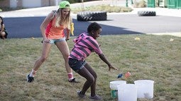 Fun and games at Duck Trails camp