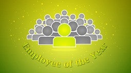 Employee of the year graphic