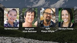 Speakers at environment symposium