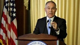 EPA head Scott Pruitt