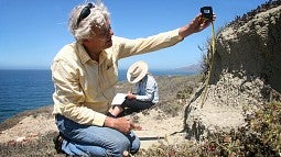 UO archaeologist Jon Erlandson on the Channel Islands