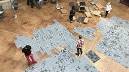 Fractal carpet pieces