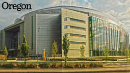 The Matthew Knight Arena is home to lots of sports action, but has also provided a large-capacity entertainment venue for a variety of shows. Photograph by John Bauguess