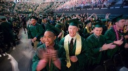 Graduation day at Knight Arena