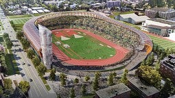 Updated Hayward Field design