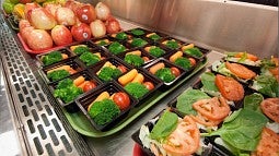 School lunch items