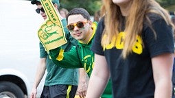 Loving the parade at Homecoming 2014