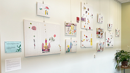 Exhibit of artwork