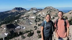 Walowski and Wallace at Lassen Volcanic National Park