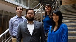 2019 Lokey fellows (L-R): Michael McGeehan, Josh Schrock, Danielle Cosme, Misaki Kato