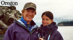Stratton and Burgh in Kachemak Bay near Homer, circa 2003. Photo courtesy of Jim Stratton