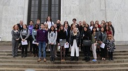 Morse Scholars at the state capitol