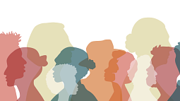 Ilustration of student silhouettes