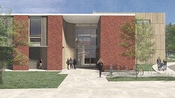 Artist's rendering of new Berwick Hall exterior