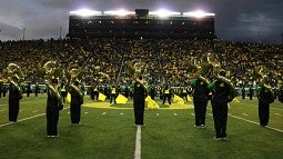 Oregon Marching Band at Autzen