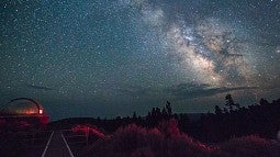 Sky above Pine Mountain Observatory