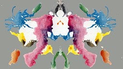 View of Rorschach Blot 10