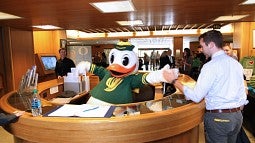 The Duck at the Capitol building in Salem.