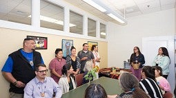 Members of the UO's Tribal Advisory Council 