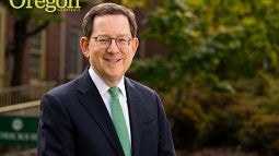 President Michael Schill (credit: Charlie Litchfield, University Communications)