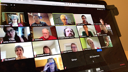 Conference via computer