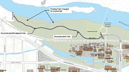 Map of work area