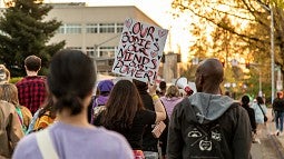 Take Back the Night protest