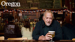 Cheers! Rogue Ales cofounder Jack Joyce enjoying one of his own. Photograph courtesy Rogue Ales