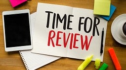 Stock image time for review