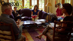 Collective members Chris Anderson (left), Stephanie Lenox (center), and Cecelia Hagen. Photograph by Bonnie Henderson