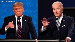 Donald Trump and Joseph Biden