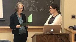 Award presentation