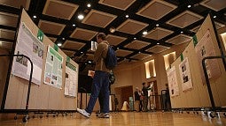 A previous symposium poster session