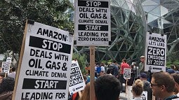 Amazon workers walkout