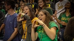 Students at rally