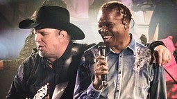 Robert Bailey with Garth Brooks