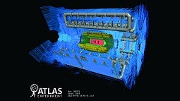 Illustration of April 5 Splash Event (ATLAS Experiment © 2015 CERN)