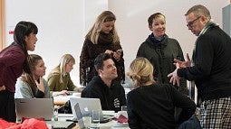Sports product design student group