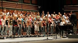 Chorus rehearsal