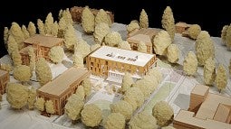 Model of the new Tykeson Hall