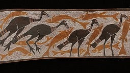 Australian bark painting