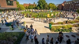 Flock Party on EMU lawn